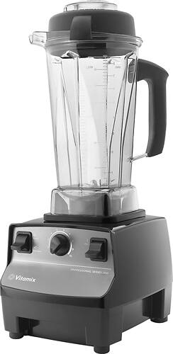 Vitamix - Professional Series 200 11-Speed Blender - Black - Larger Front
