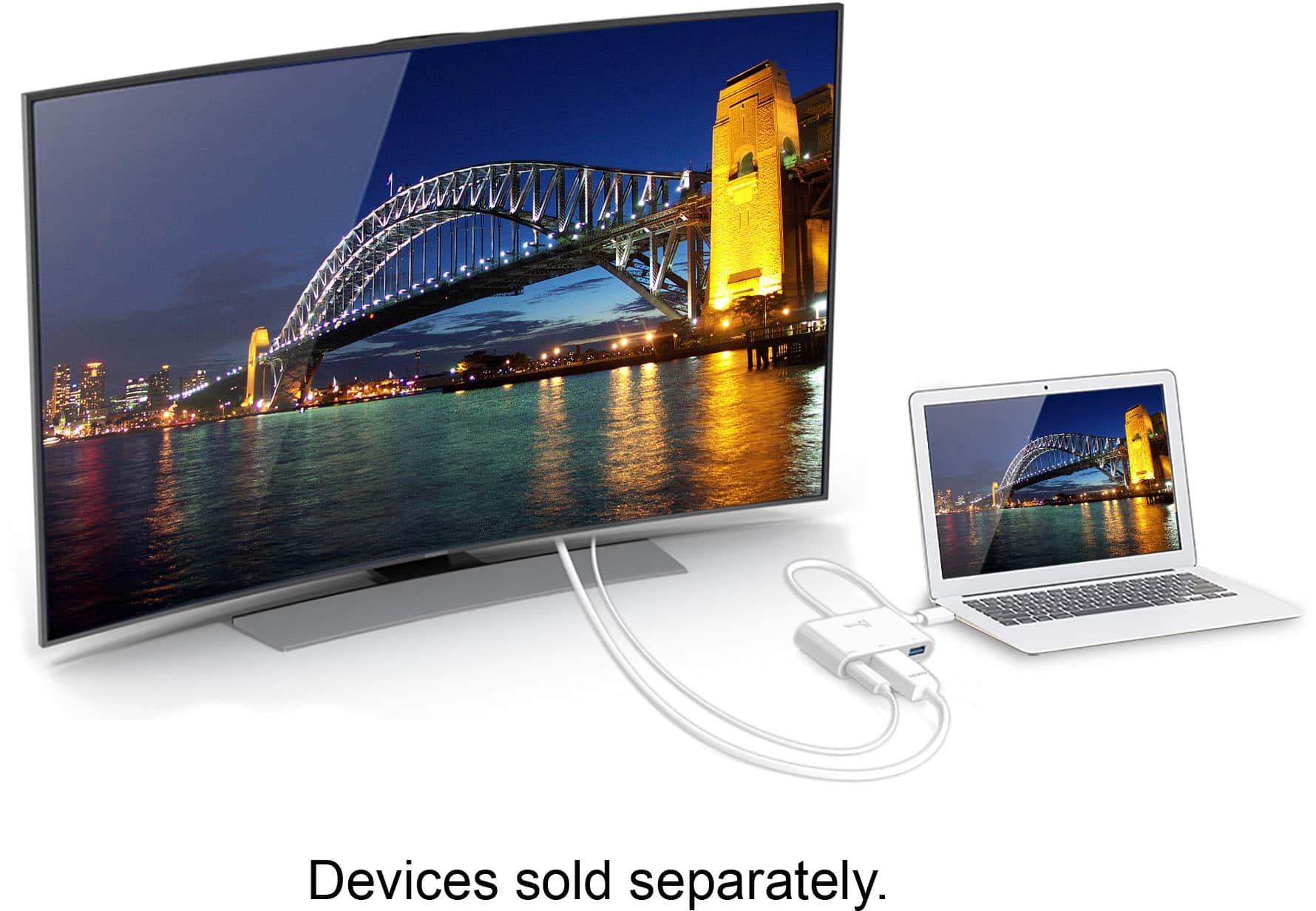 Alt View 15. j5create - USB-C to HDMI & USB 3.0 with Power Delivery - White.