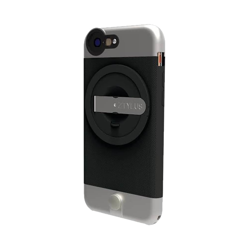 Ztylus - Metal Series Case for Apple® iPhone® 6 and 6s - Black - Larger Front