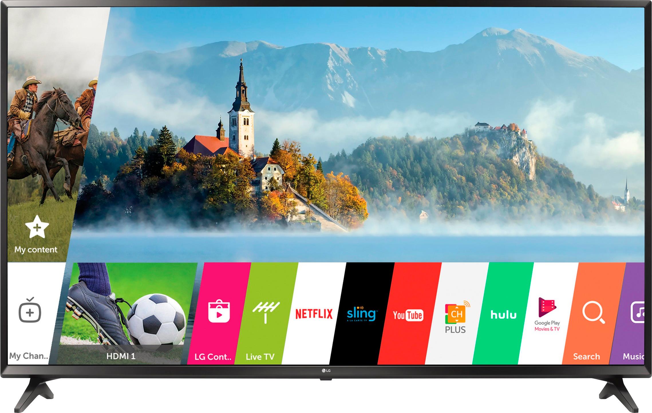 Buy: LG 60" Class LED UJ6300 Series 2160p Smart 4K TV with HDR 60UJ6300