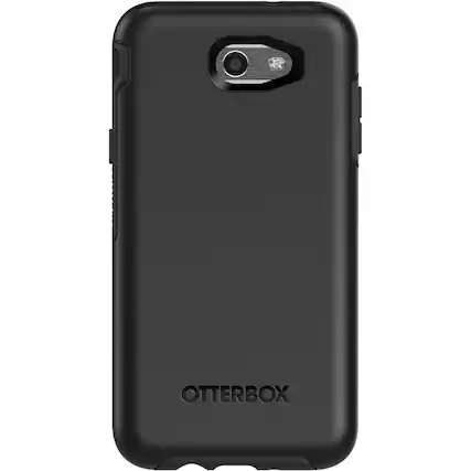Front. OtterBox - Symmetry Series Case for Samsung Galaxy J7 (2017) - Black.