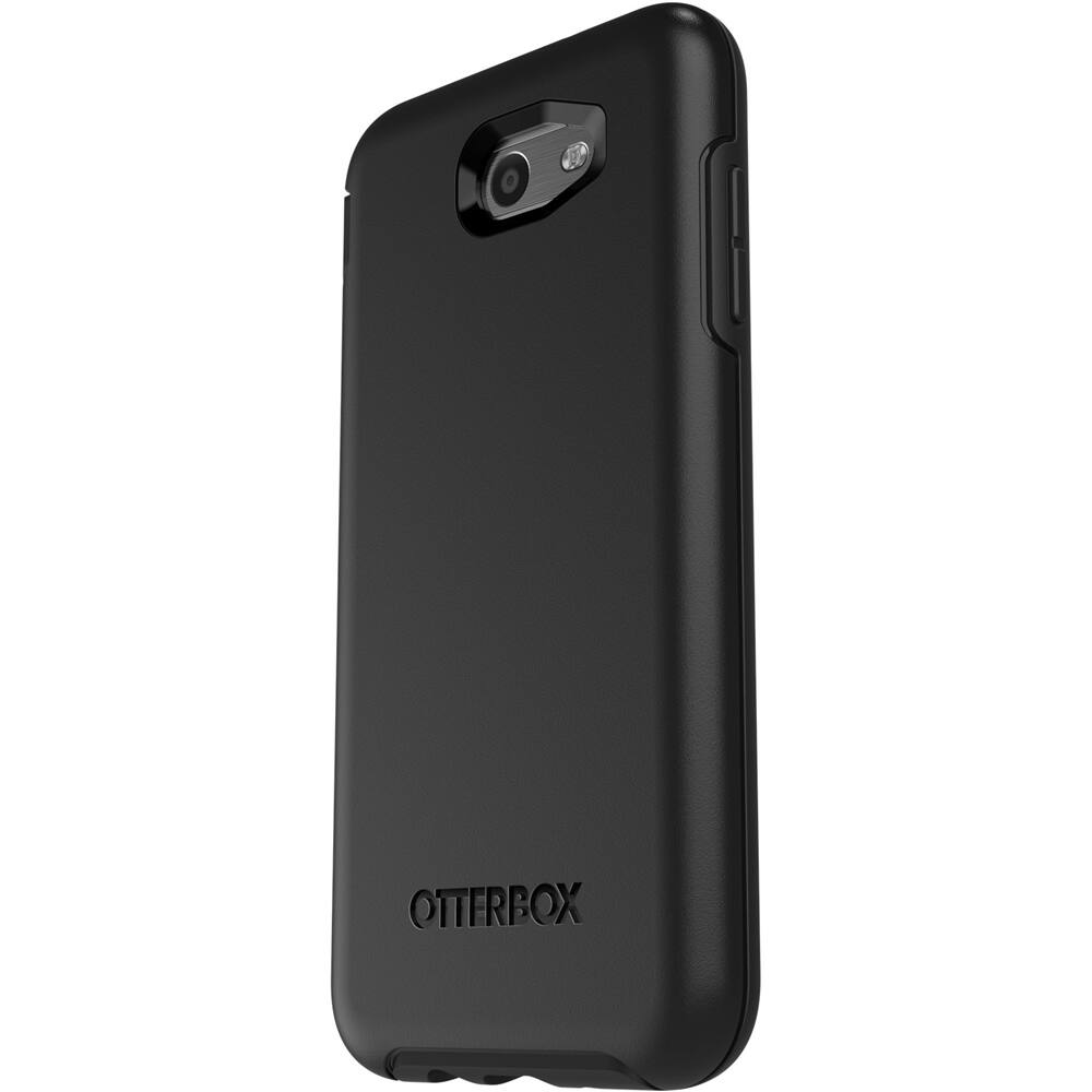 Alt View 12. OtterBox - Symmetry Series Case for Samsung Galaxy J7 (2017) - Black.
