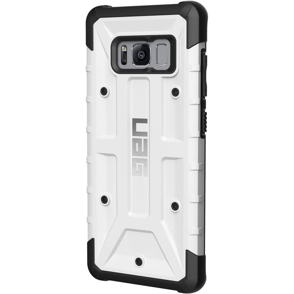 Urban Armor Gear - Modular Case for Samsung Galaxy S8 - Black/white - Larger Front