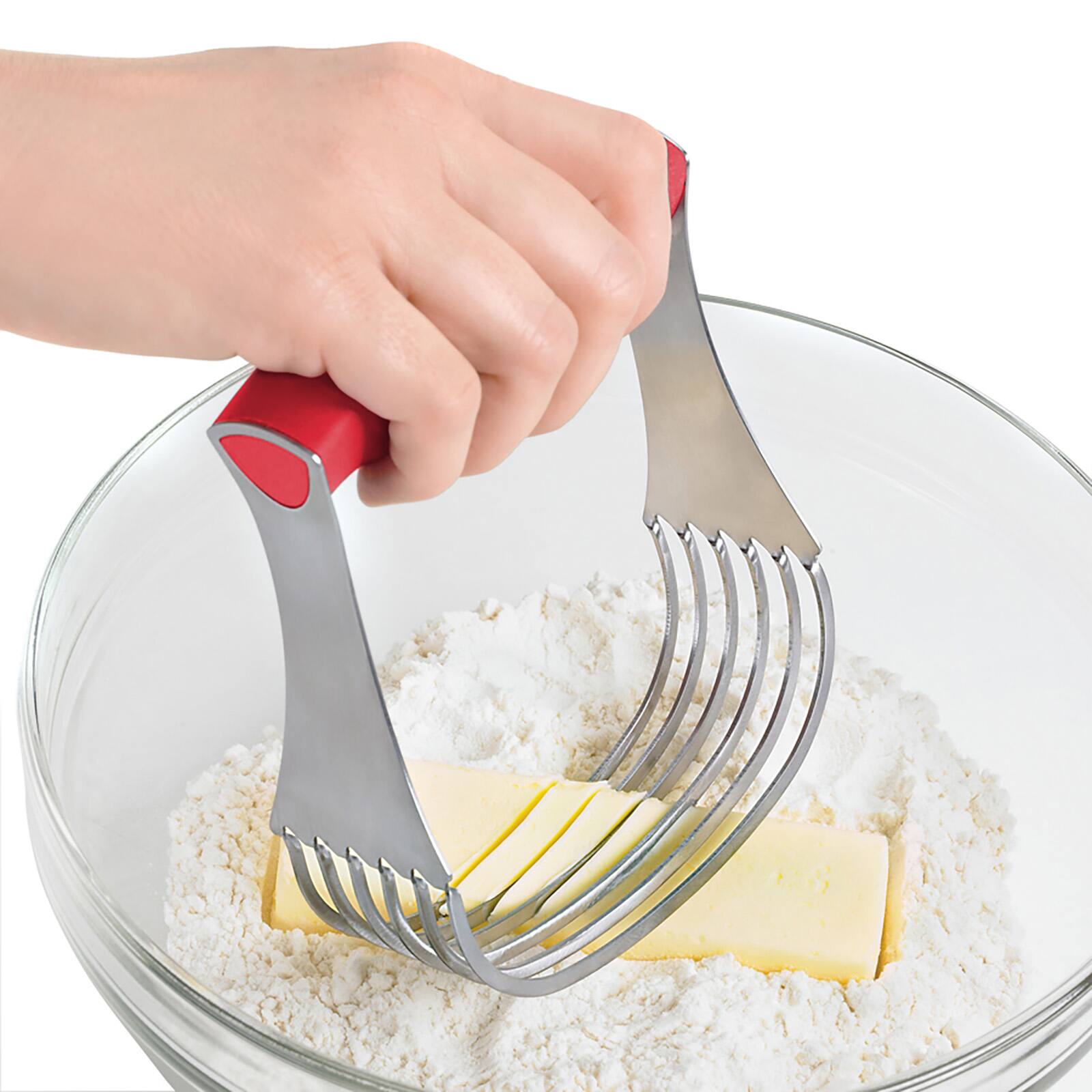Alt View 2. Cuisipro - 5.25 Inch Deluxe Pastry Blender, Red - Red.