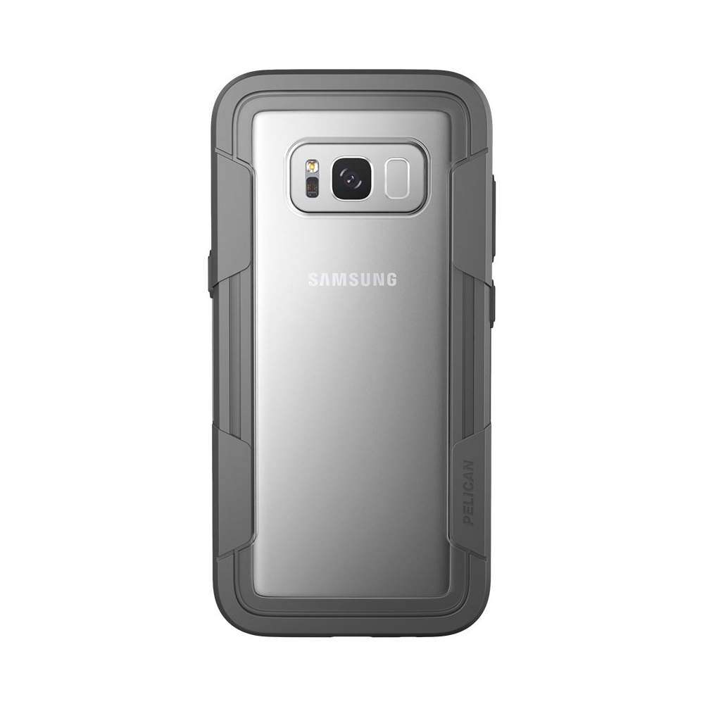 Best Buy: PELICAN Voyager Case for Samsung Galaxy S8+ Gray/clear C30030 ...