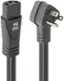 Alt View 1. AudioQuest - PowerQuest 505 12-Outlet/Unlimited Joules Non-Sacrificial Surge Protector & Power Conditioner with PQ-715 Power Cable - Black.