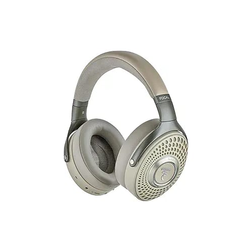Focal - Bathys Over-Ear Hi-Fi Bluetooth Wireless Headphones with Active Noise Cancelation (Dune)