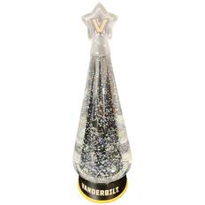 Front. Santa's Workshop - Vanderbilt Commodores 12" Tree Globe - Black.