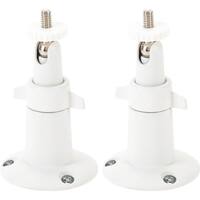 Wasserstein - Adjustable Indoor/Outdoor Wall Mount for Most Arlo Security Cameras (2-Pack) - White - Front_Zoom