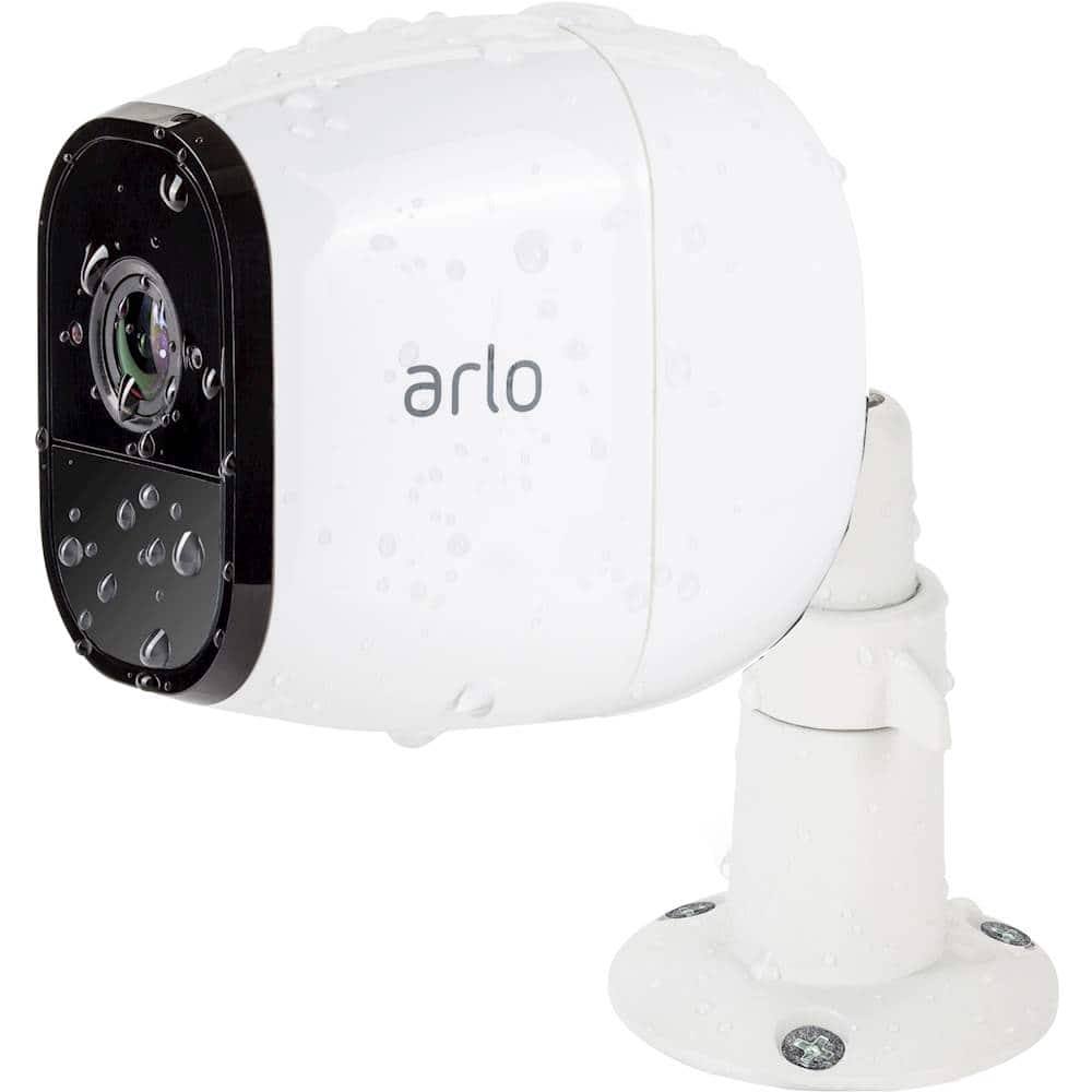 Alt View 14. Wasserstein - Adjustable Indoor/Outdoor Wall Mount for Most Arlo Security Cameras (2-Pack) - White.