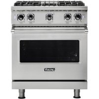 Viking - Professional 5 Series 4.0 Cu. Ft. Freestanding Gas Convection Range - Stainless steel - Front_Zoom