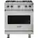 Front. Viking - Professional 5 Series 4.0 Cu. Ft. Freestanding Gas Convection Range - Stainless Steel.