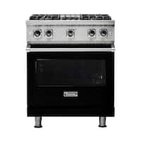 Viking - Professional 5 Series 4.0 Cu. Ft. Freestanding Gas Convection Range - Black - Front_Zoom