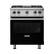 Front. Viking - Professional 5 Series 4.0 Cu. Ft. Freestanding Gas Convection Range - Black.