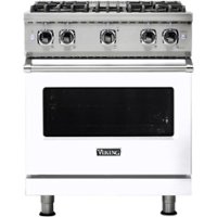 Viking - 4.0 Cu. Ft. Freestanding Gas Convection Range - White - Front_Zoom