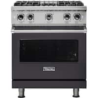 Viking - 4.0 Cu. Ft. Freestanding Gas Convection Range - Graphite Gray - Front_Zoom