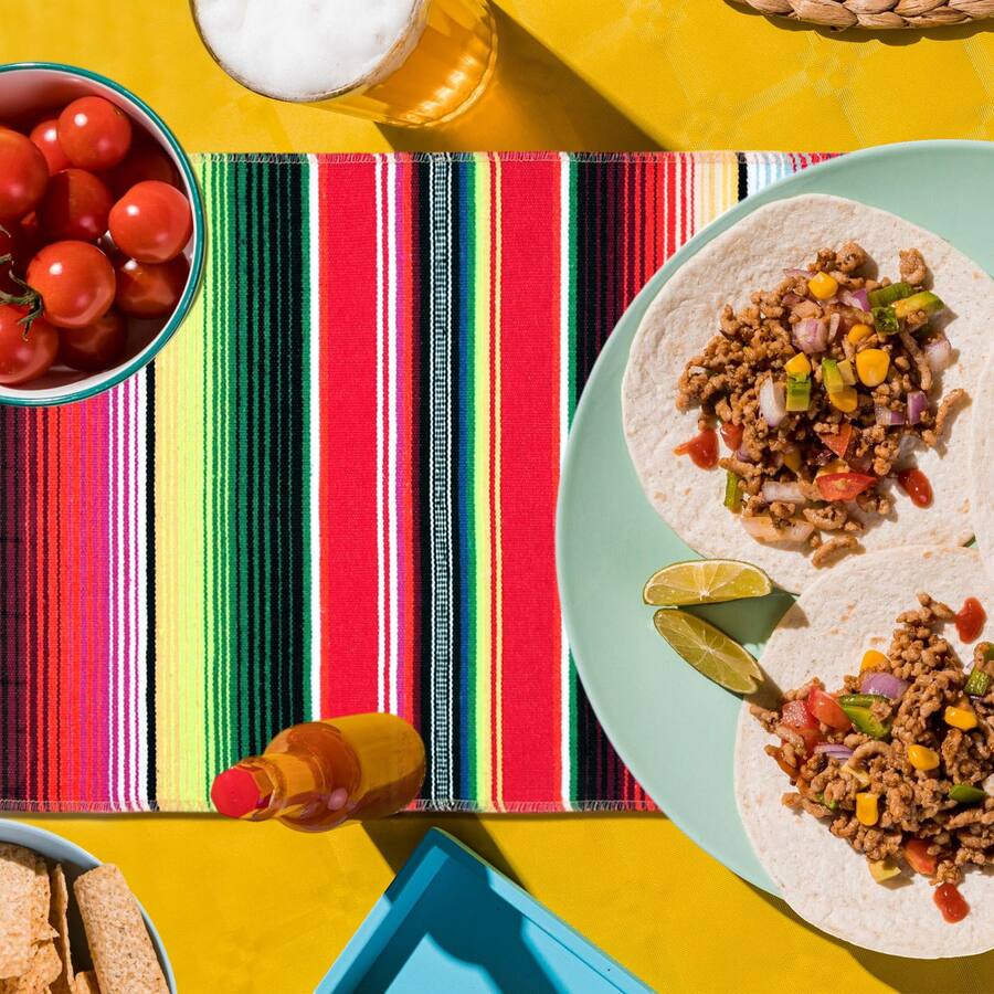 Dapper Styles Mexican Table Runner 14 X For Party Decorations Fringe ...