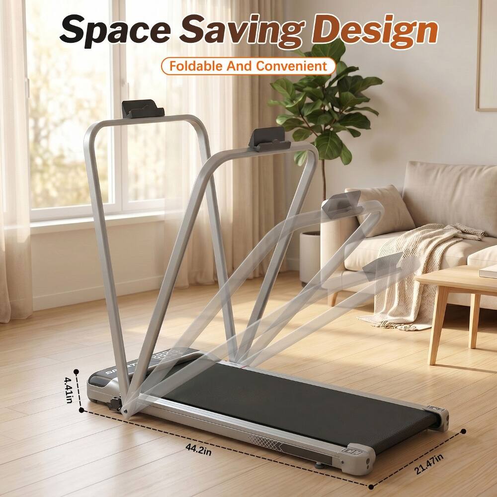 Space Saving Design Foldable And Convenient  
4.41in x 44.2in x 21.47in