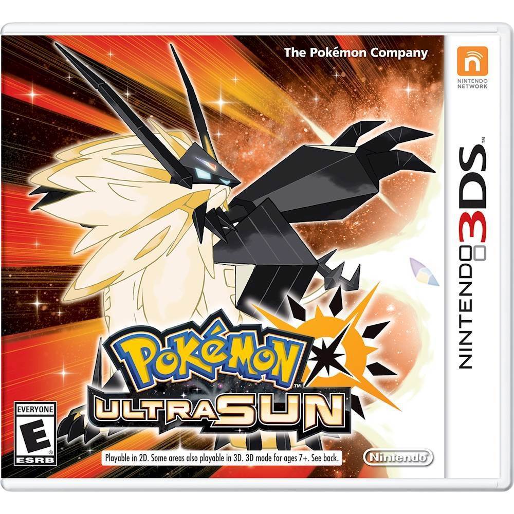 Pokemon Ultra Sun Standard Edition Nintendo 3ds Digital Digital Item Best Buy