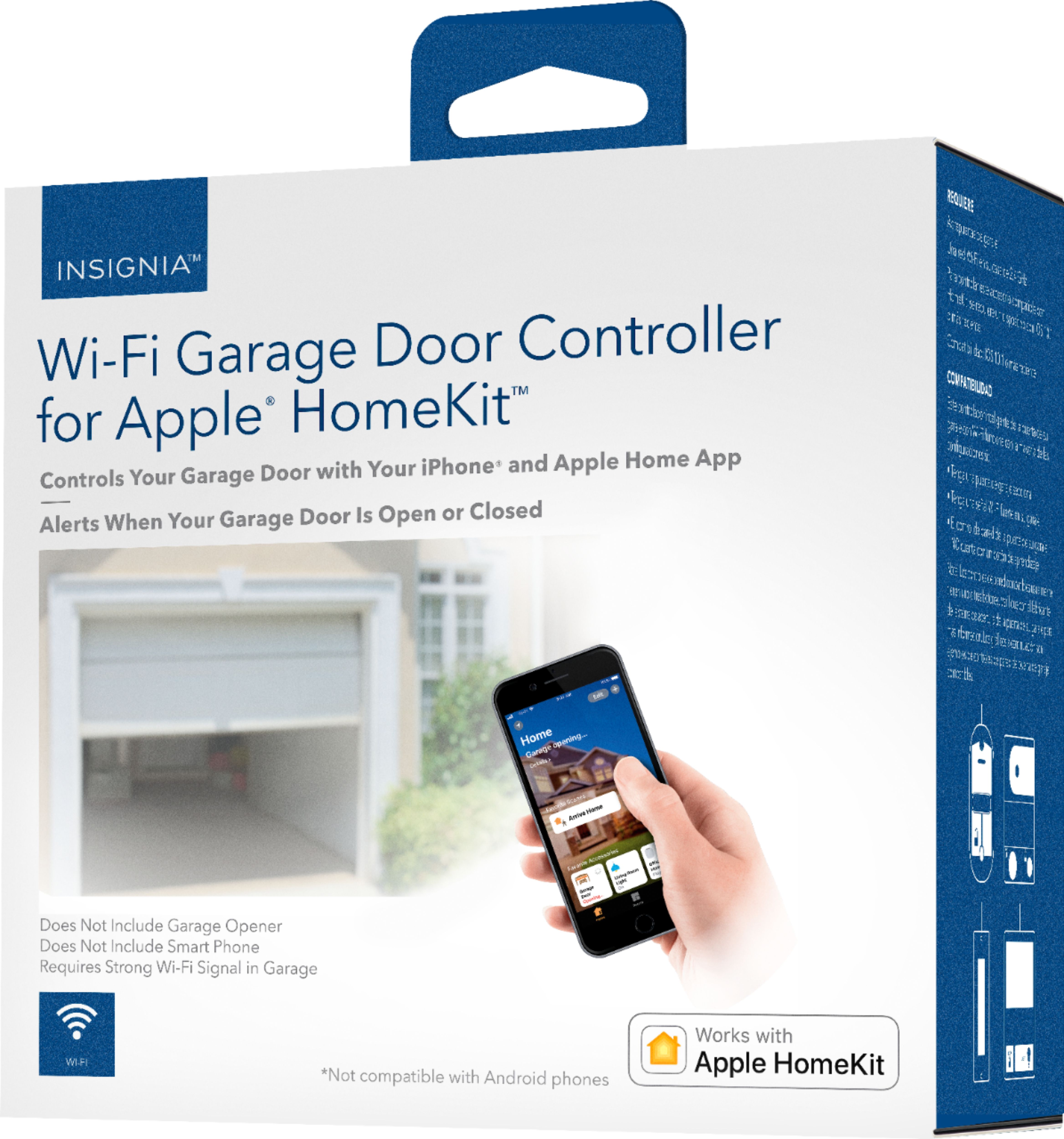 Best Homekit Smart Garage Door Opener Insignia Garage Door Controller Review Better Than Myq Youtube