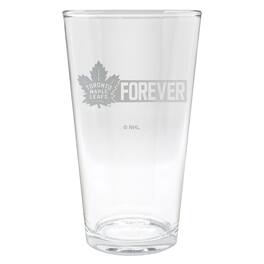 Great American Products - Toronto Maple Leafs Etched 16oz. Rally Cry Pint Glass - Multicolor