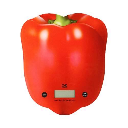 Angle. Kalorik - Digital Kitchen Scale - Red.