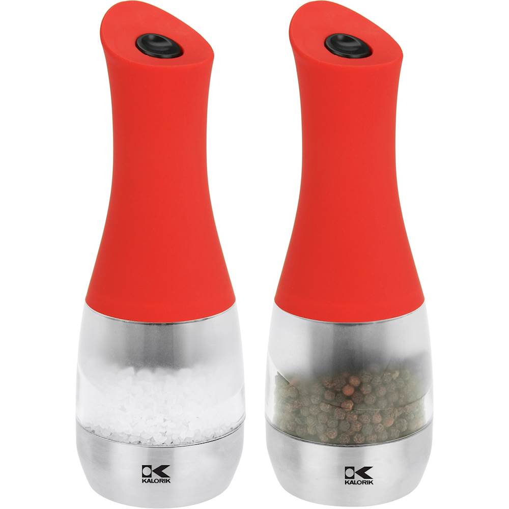 Best Buy: Kalorik Contempo Electric Salt and Pepper Grinder Set