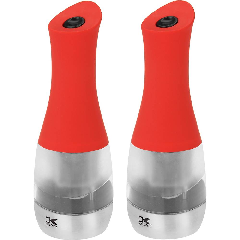 Best Buy: Kalorik Contempo Electric Salt and Pepper Grinder Set