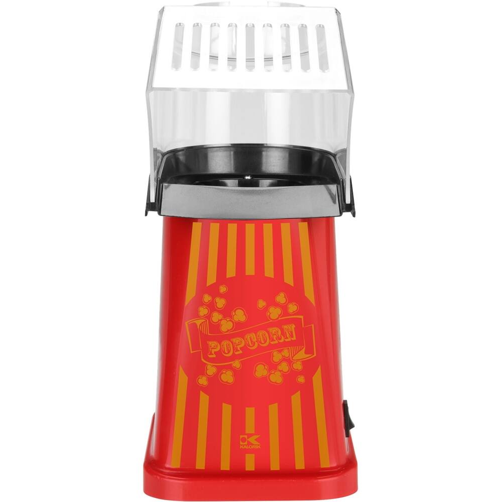 Front. Kalorik - 8-Cup 2.8-Oz. Popcorn Maker - Red.