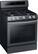 Angle. Samsung - 5.8 Cu. Ft. Self-cleaning Freestanding Fingerprint Resistant Gas Convection Range.