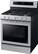 Left. Samsung - 5.8 Cu. Ft. Freestanding Gas Convection Range - Stainless steel.
