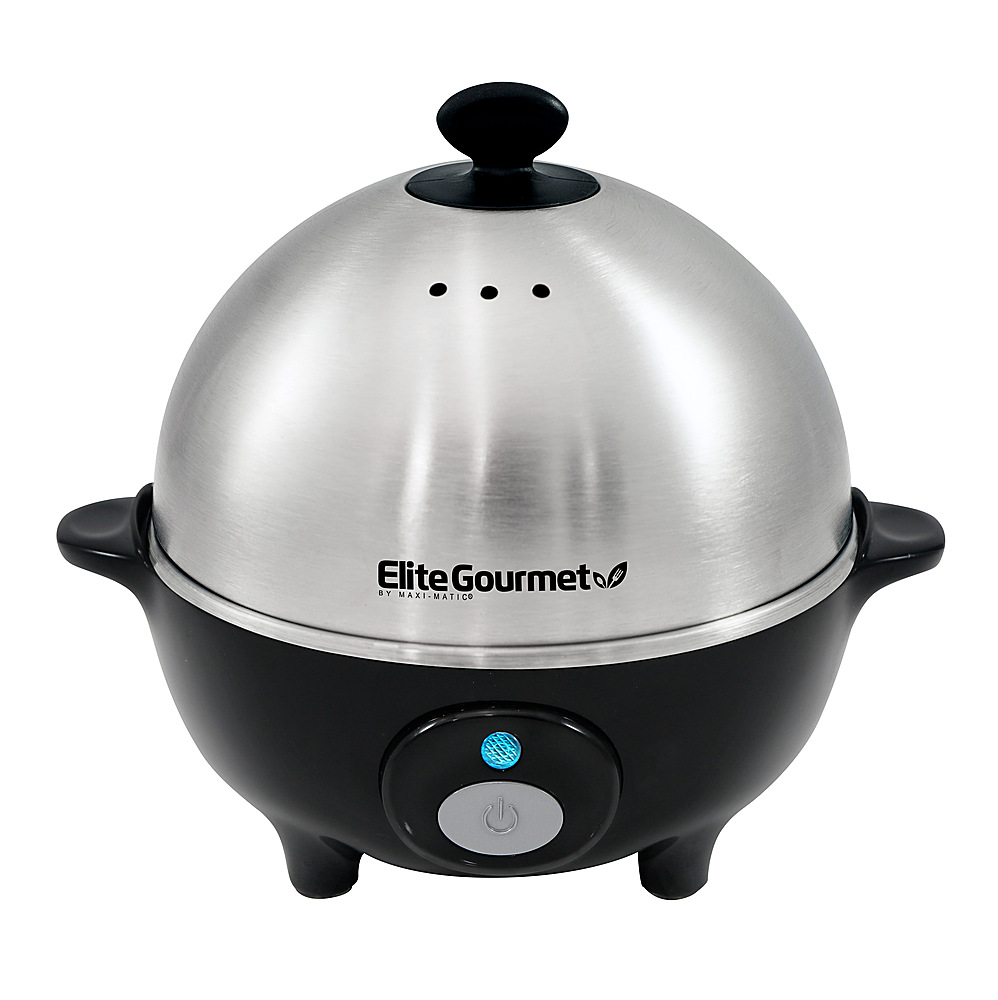 Reviews for Elite Gourmet 14-Egg Capacity Black Programmable 2-Tier Egg  Cooker/Steamer