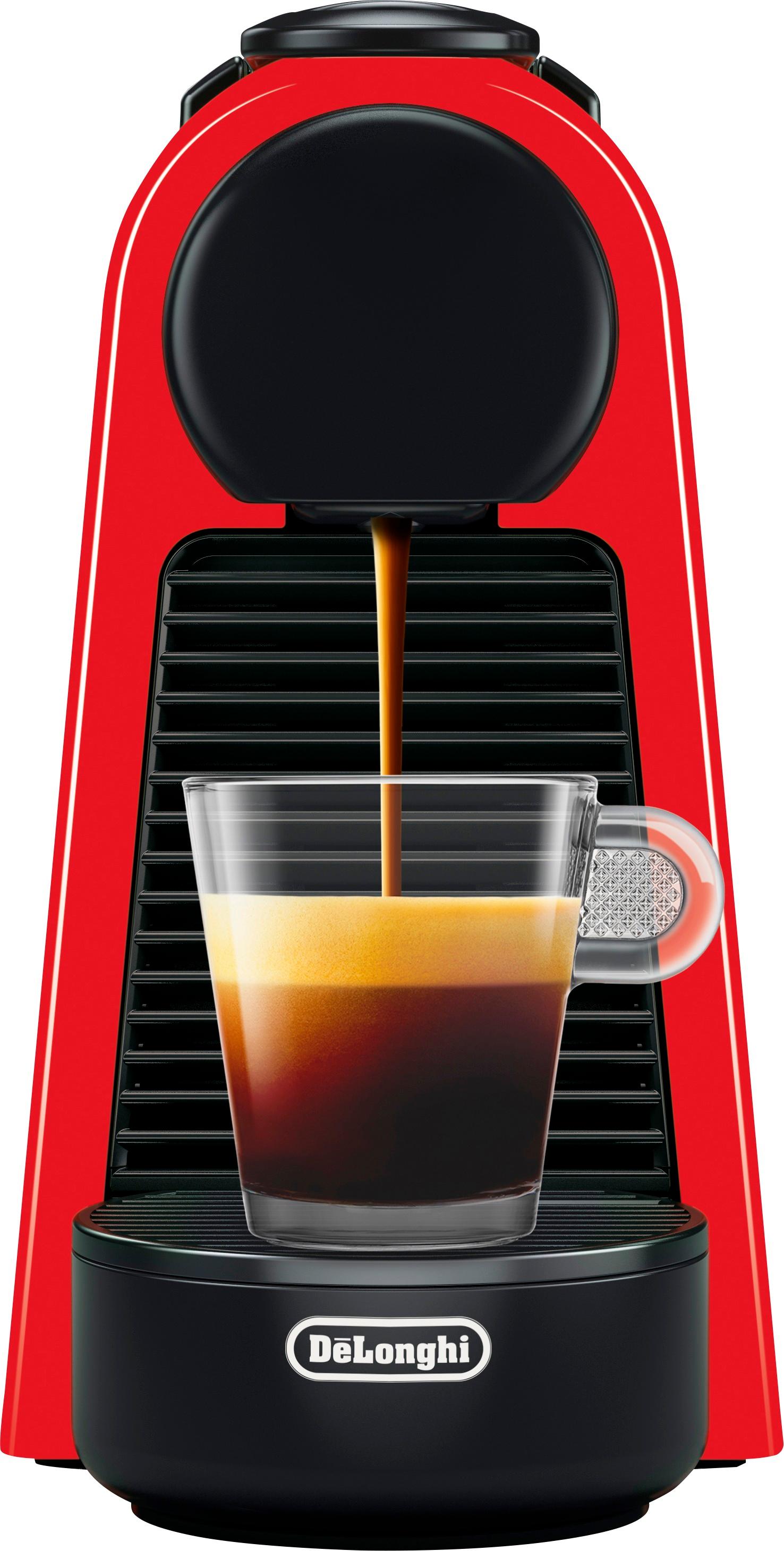 Autonomous each Conversely Nespresso Essenza Mini Espresso Machine by De'Longhi Ruby Red EN85R - Best  Buy
