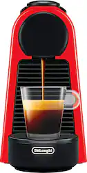 Nespresso - Essenza Mini Espresso Machine by De'Longhi - Ruby Red - Front_Zoom