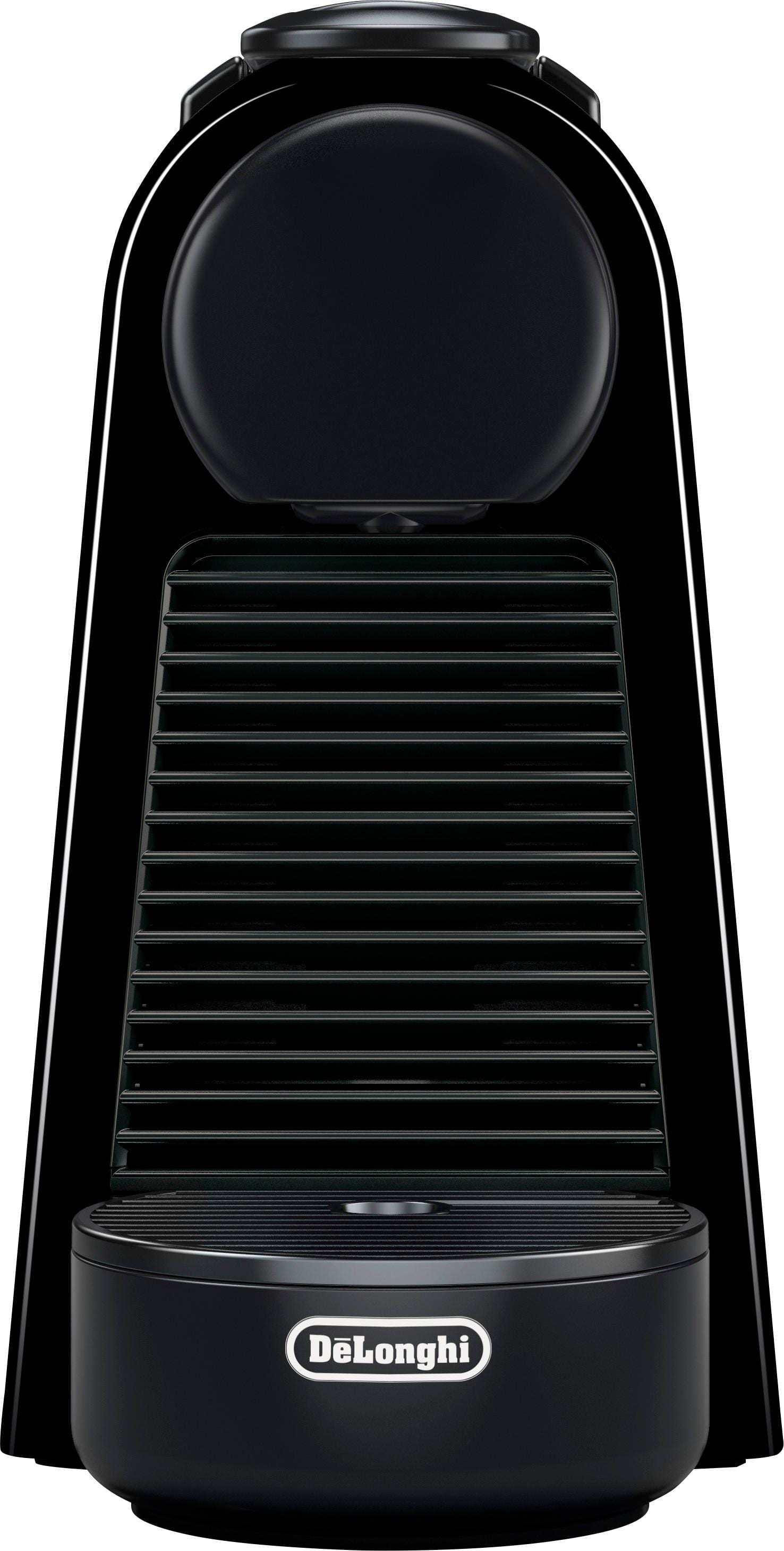 Front. Nespresso - Essenza Mini Espresso Machine by De'Longhi - Piano Black.
