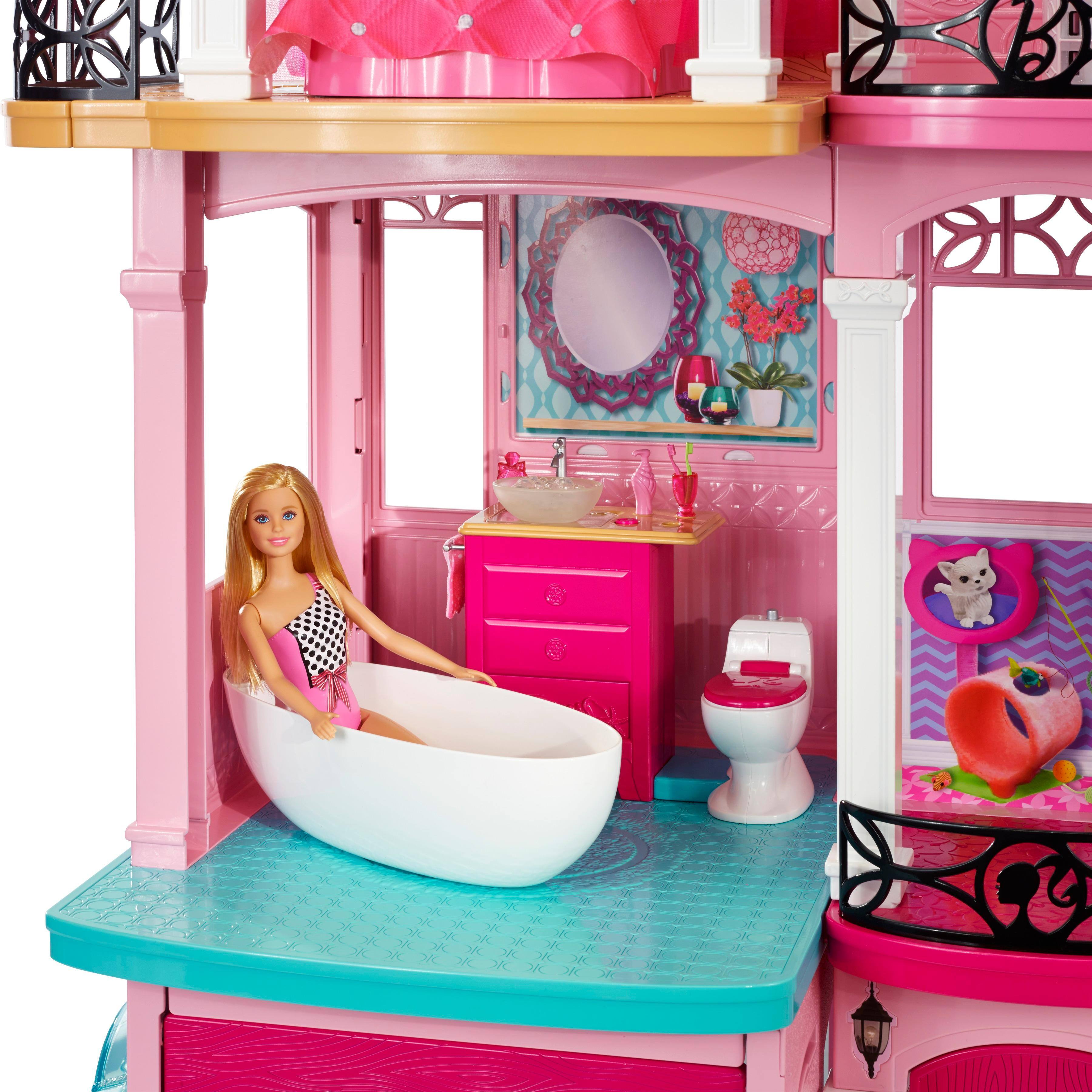 barbie dream house pink