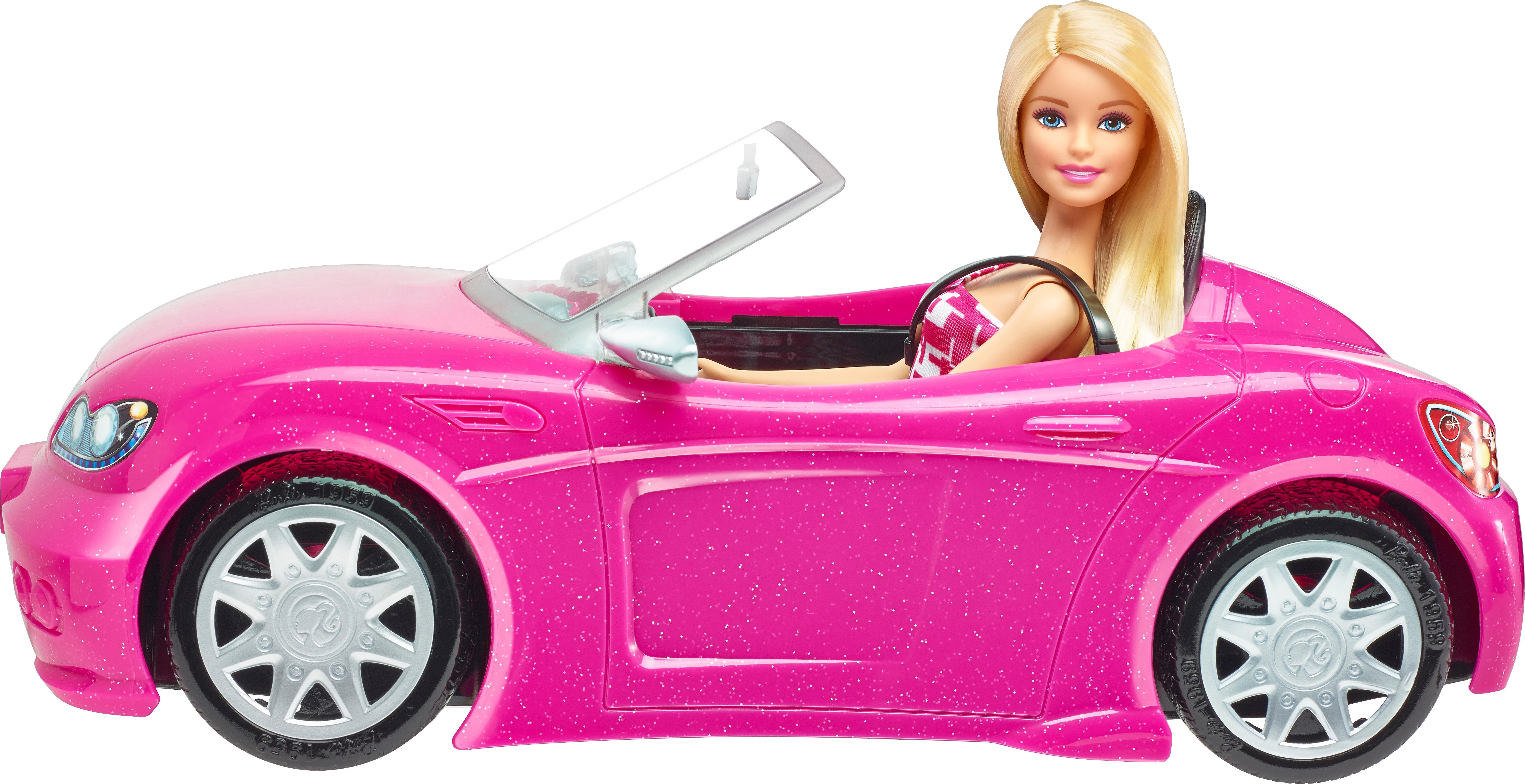 Mattel Barbie Glam Convertible Doll Vehicle 