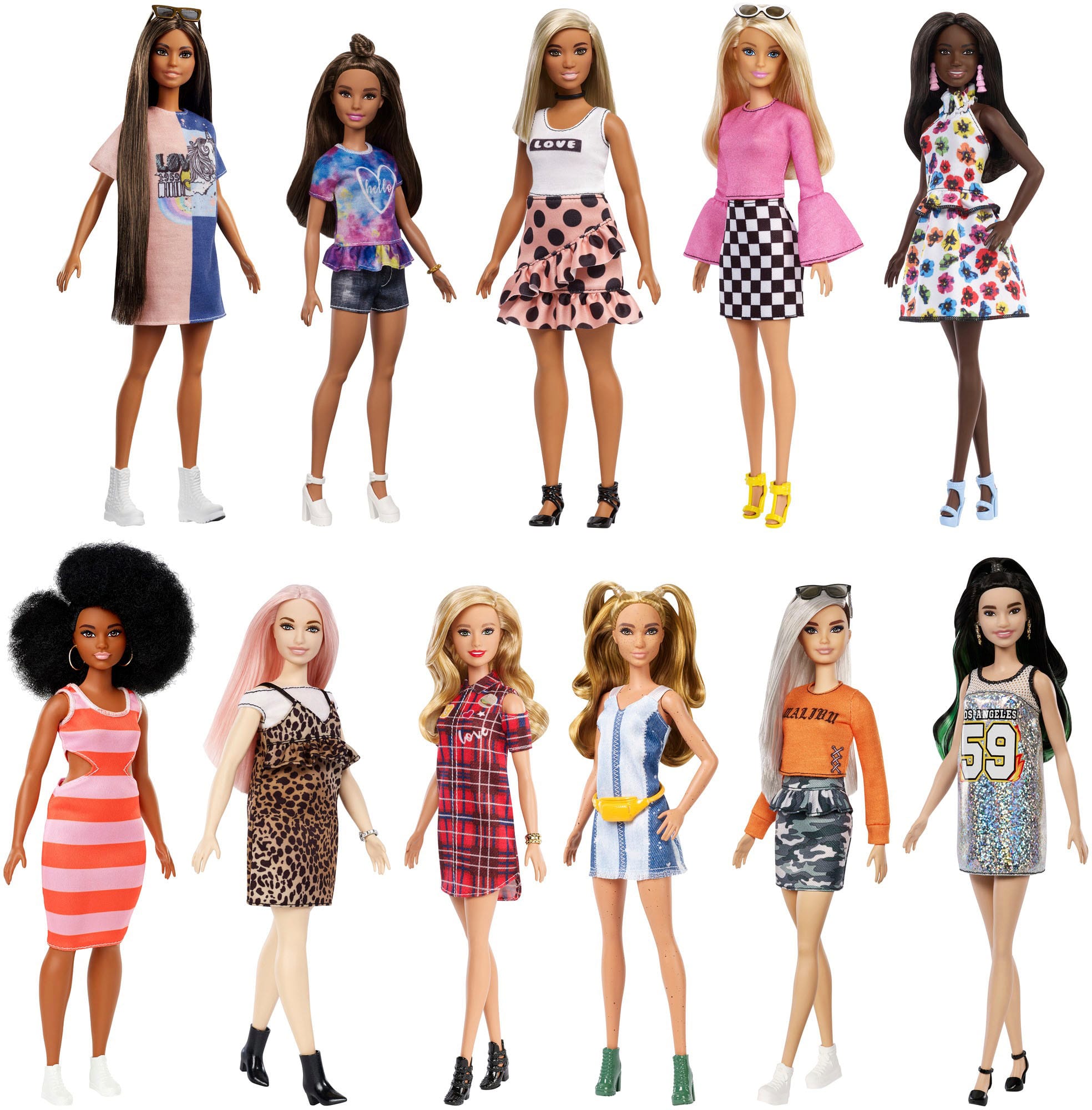 Mattel Barbie Fashionistas Doll Styles May Vary FBR37 Best Buy