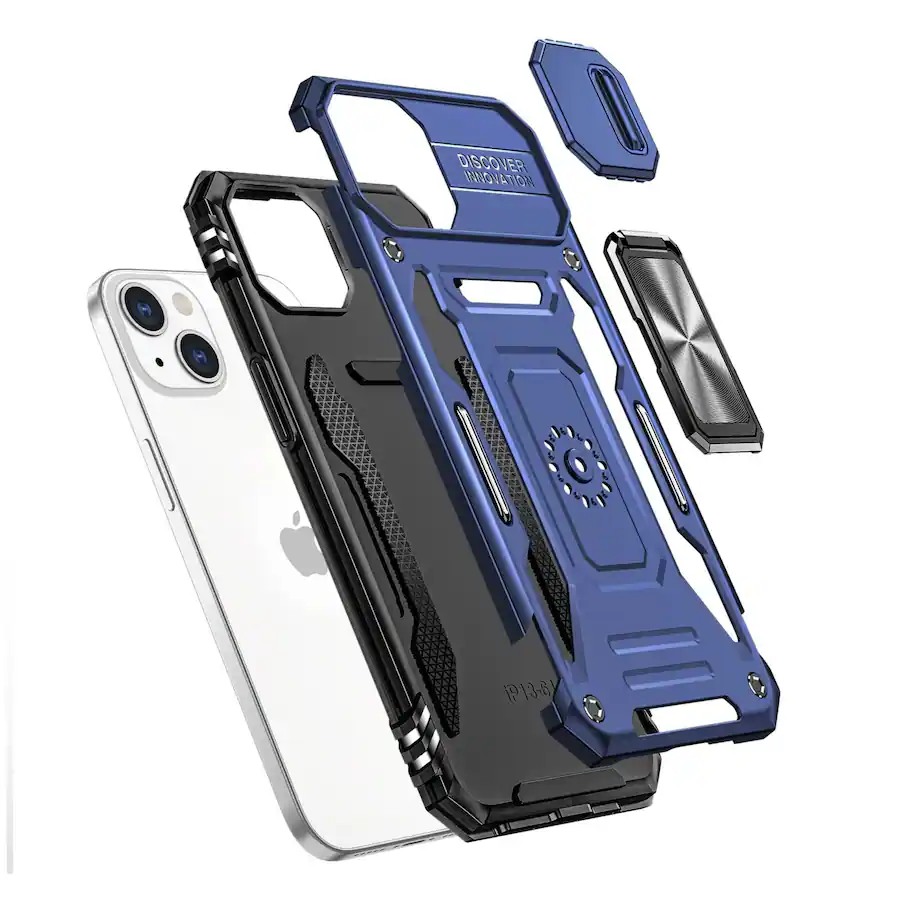 Lens In Camera Function Kitcheniva Shockproof Sliding Camera Lens Ring Stand Phone Case For ...