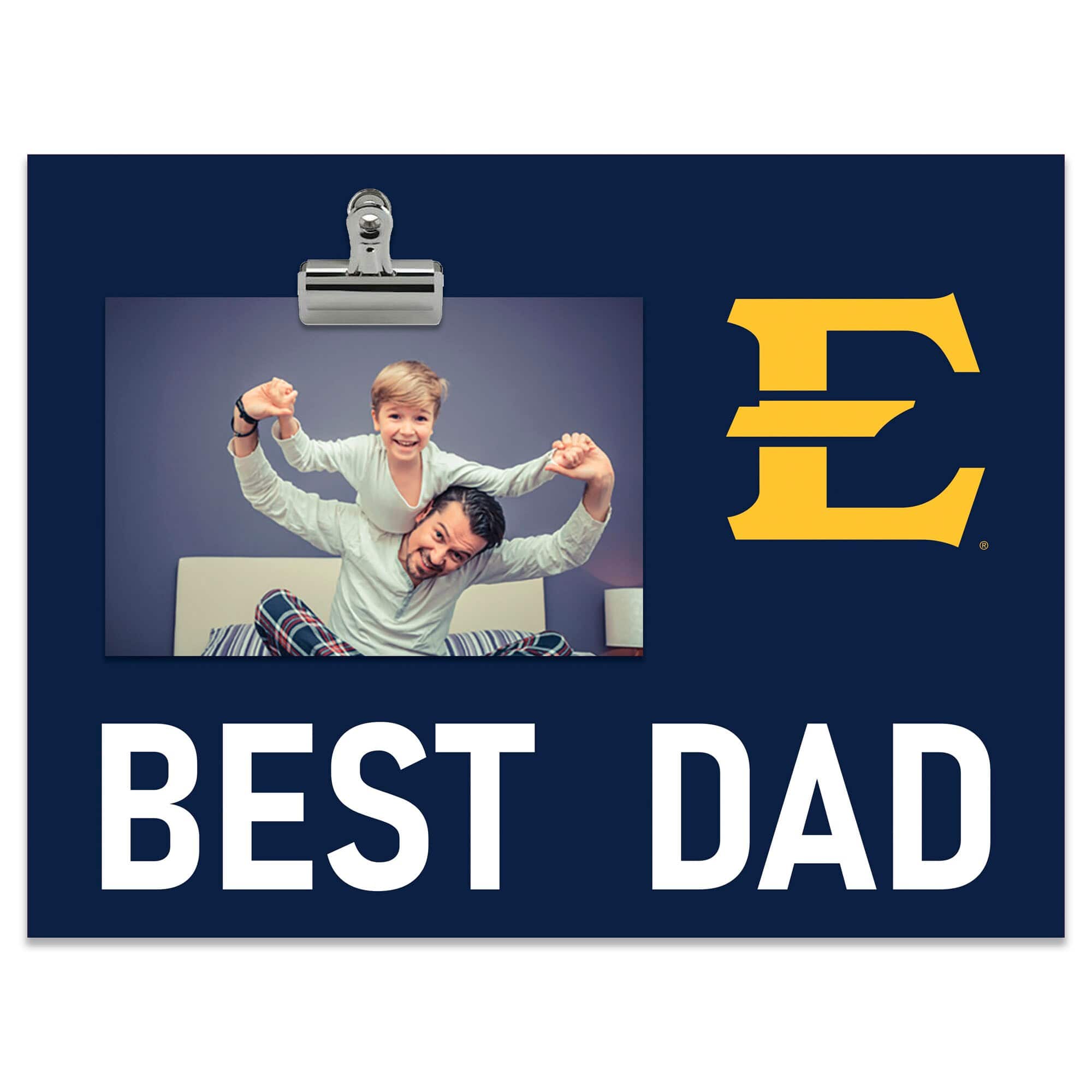 Fan Creations - ETSU Buccaneers 8" x 10.5" Briteline Best Dad Clip Frame - Multicolor