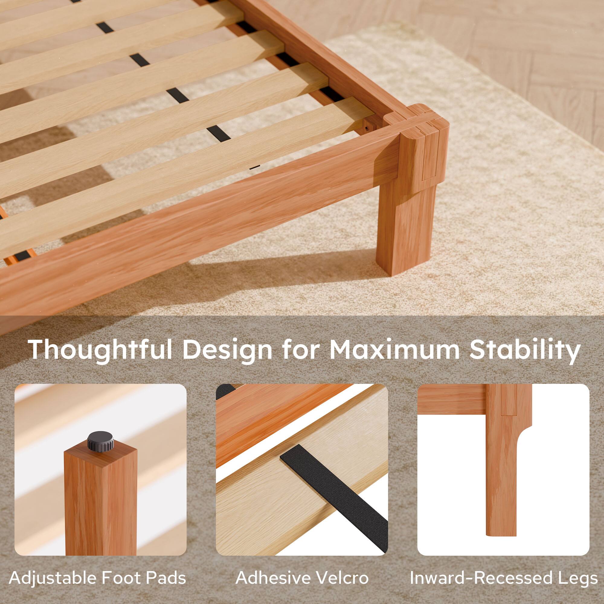 Thoughtful Design for Maximum Stability

Adjustable Foot Pads
Adhesive Velcro
Inward-Recessed Legs