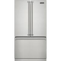 Viking - 3 Series 22.1 Cu. Ft. French Door Counter-Depth Refrigerator - Stainless Steel - Front_Zoom