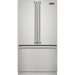 Viking - 3 Series 22.1 Cu. Ft. French Door Counter-Depth Refrigerator - Stainless Steel - Front_Zoom