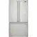 Front. Viking - 3 Series 22.1 Cu. Ft. French Door Counter-Depth Refrigerator - Stainless Steel.