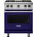 Front. Viking - Professional 5 Series 4.0 Cu. Ft. Freestanding Gas Convection Range - Cobalt Blue.