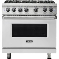 Viking - Professional 5 Series 5.1 Cu. Ft. Freestanding LP Gas Convection Range - Stainless steel - Front_Zoom