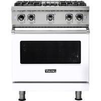 Viking - 4.0 Cu. Ft. Freestanding Gas Convection Range - White - Front_Zoom