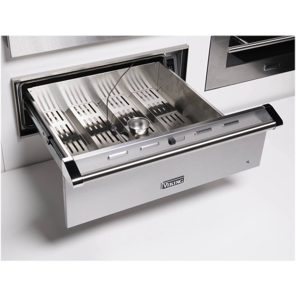 Alt View 11. Viking - Professional 5 Series 29" Warming Drawer - Stainless Steel.