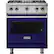 Front. Viking - 4.0 Cu. Ft. Freestanding Gas Convection Range - Cobalt Blue.