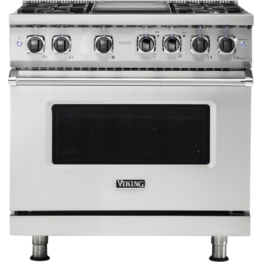 5.6 Ft. Self-Cleaning Freestanding Dual Fuel LP Gas Convection Range Stainless steel - Best Buy